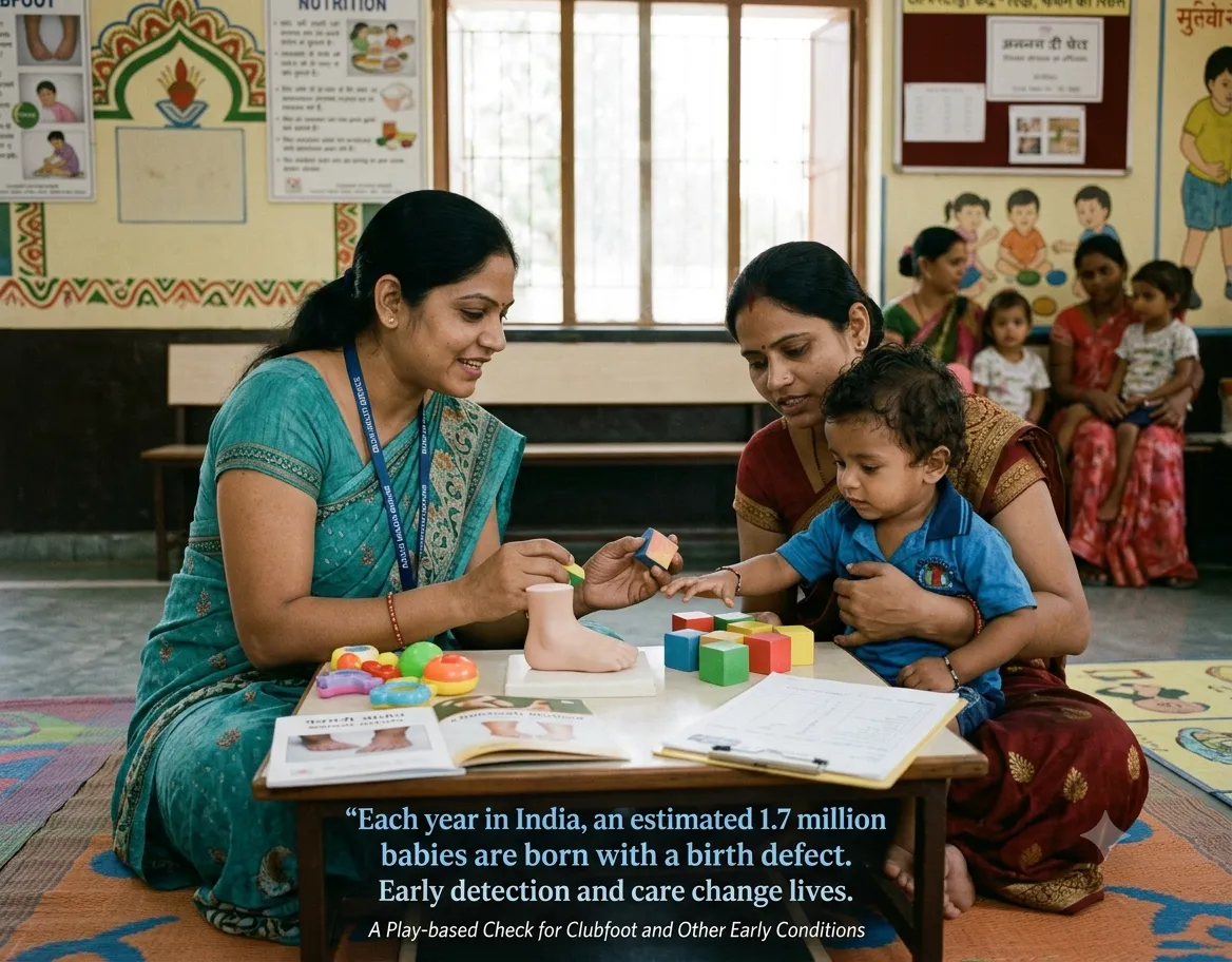 Child receiving early support