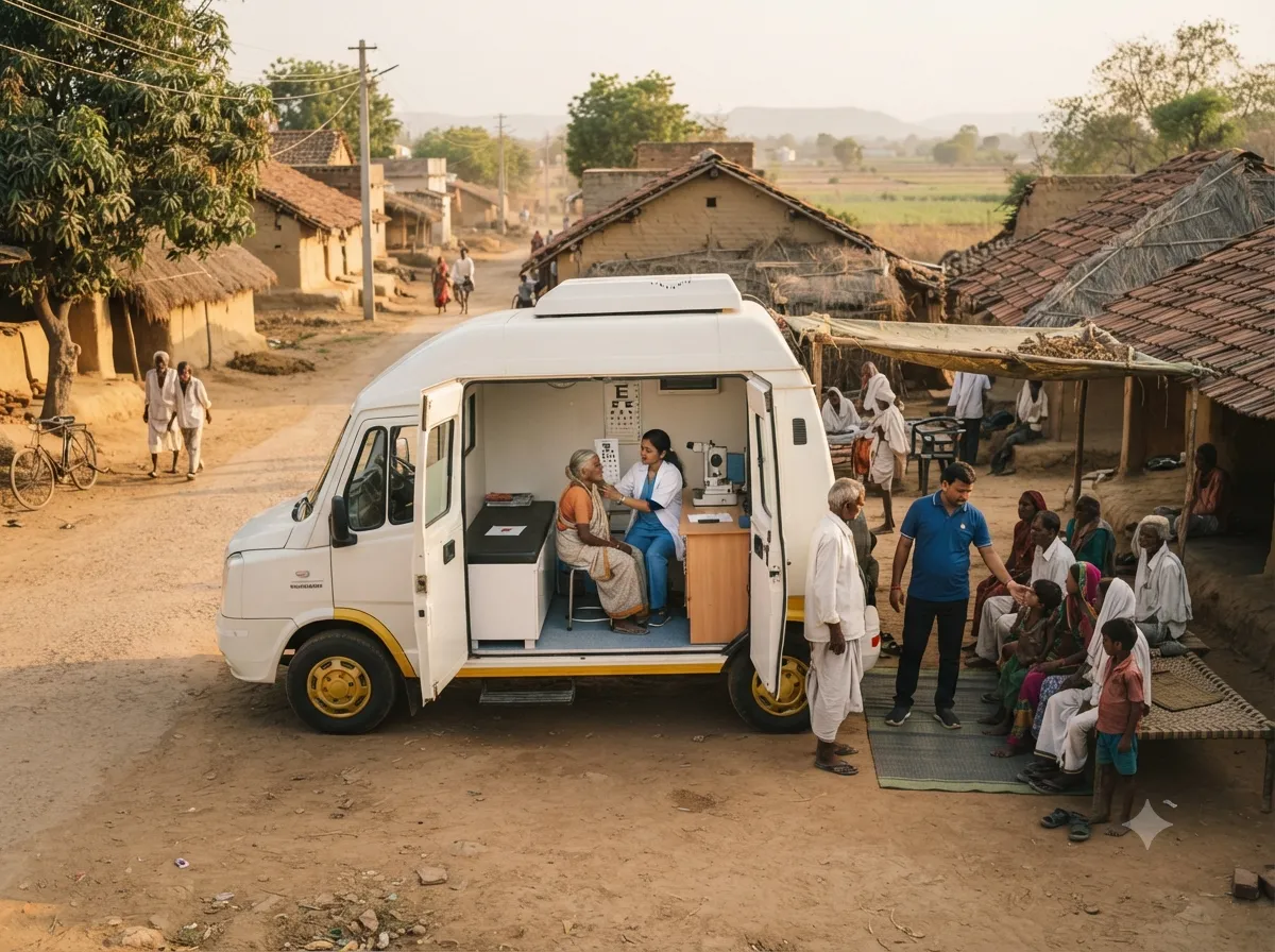 Vision Relief mobile eye care van